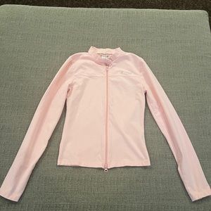 Long sleeve pink Guess Zip up jacket size small